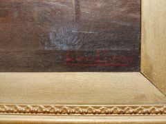 19th century oil on canvas , signed Thumbnail 3