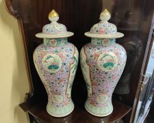 Pair of chinese vases Thumbnail 1