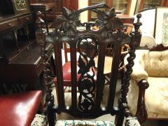 Victorian oak armchair Thumbnail 2
