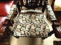 Victorian oak armchair Thumbnail 3