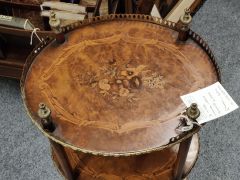 Three tier walnut wot-not Thumbnail 2