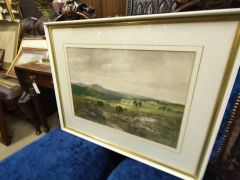 Scottish watercolour , signed Thumbnail 2