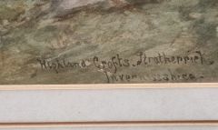 Scottish watercolour , signed Thumbnail 3