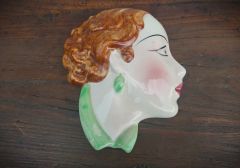 Art deco porcelain plaque Thumbnail 2