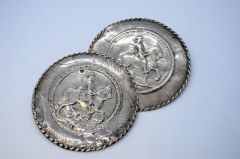 Pair of Dutch silver buttons Thumbnail 4