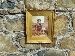 19th century gilt framed watercolour Thumbnail 6
