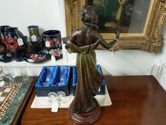 19th century spelter figure Thumbnail 2