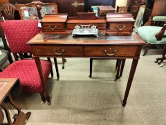 Edwardian mahogany desk Thumbnail 1