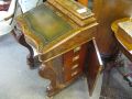 A victorian burr walnut davenport desk Thumbnail 3
