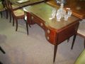 Mahogany Leather Top Desk Thumbnail 2