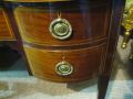 Mahogany Leather Top Desk Thumbnail 3