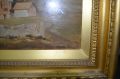 Oil painting signed in gilt frame Thumbnail 3