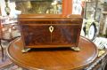 Victorian mahogany tea-caddy Thumbnail 1