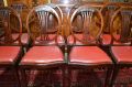 Set of eight mahogany dining chairs Thumbnail 2