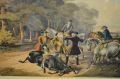 Set of six 19th century coloured engravings  Thumbnail 3